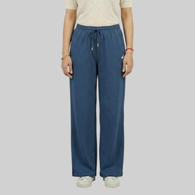 Women High Waist Palazzo Pants Straight Fit Stretch Breathable Casual Wear