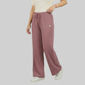 Women High Waist Palazzo Pants Straight Fit Stretch Breathable Casual Wear
