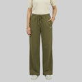 Women High Waist Palazzo Pants Straight Fit Stretch Breathable Casual Wear