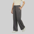 Women High Waist Palazzo Pants Straight Fit Stretch Breathable Casual Wear