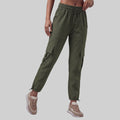 Women’s Solid Straight Fit Cargo Trackpants